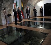 Kra&scaron;to apsaugos ministerijoje vyko atsisveikinimo ceremonija su kadenciją baigusiu Italijos gynybos ata&scaron;ė Lietuvai flotilės admirolu Michele La Fortezza.