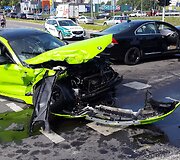 &bdquo;BMW&ldquo; ir &bdquo;Volvo&ldquo; avarija Vilniuje