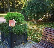 Hasmik Barseghyan Varnaitienė įvairiose Lietuvos vietose palieka po knygą-staigmeną.