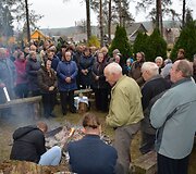 Vėlinių laužai Margionyse