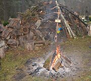 Vėlinių laužai Margionyse