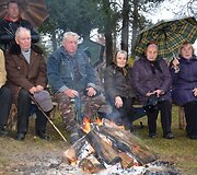 Vėlinių laužai Margionyse