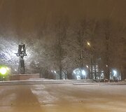 Klaipėdoje ketvirtadienio vakarą sninga itin gausiai.