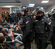 Protestas Serbijoje