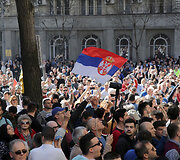 Protestas Serbijoje