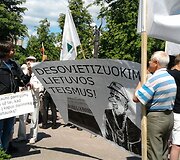 D.Kedžio &scaron;alininkų eisena
