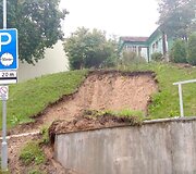 Kėdainiai tvarkosi po liūties. 