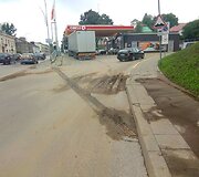 Kėdainiai tvarkosi po liūties. 