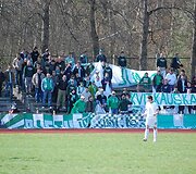 Akimirkos i&scaron; sekmadienį 15 val. Vingio parke vykusių varžybų VMFD ŽALGIRIS &ndash; FK LIETAVA (Jonava).
