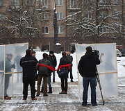 Studentų protesto akcija