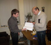 Susitikimas su S.Zacharčenka Baltarusijos pilietinėje ir politinėje  atstovybėje Vilniuje