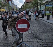 Klaipėdiečiai ir miesto svečiai džiaugiasi uostamiesčio &scaron;vente.