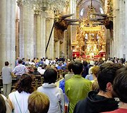 Santiago de Compostela mieste &ndash; susikaupimas ir rimtis. 