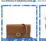 &bdquo;Gucci&ldquo; padirbinių reklama