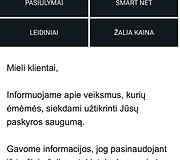 Žinutės