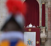 Pirmoji popiežiaus Pranci&scaron;kaus kalėdinė kalba &bdquo;Urbi et Orbi&ldquo; 