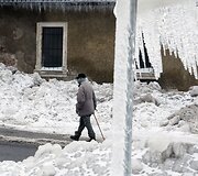 Slovėnija &ndash; ledo gniaužtuose.