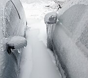 Slovėnija &ndash; ledo gniaužtuose.