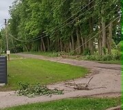 Nutrūkę elektros laidai
