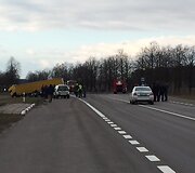 Avarija kelyje &bdquo;Via Baltica&ldquo;