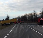 Avarija kelyje &bdquo;Via Baltica&ldquo;