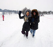 Žiemos ralio žiūrovai