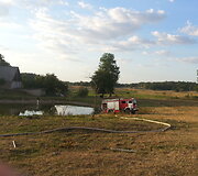 Gaisras Lazdijų rajone