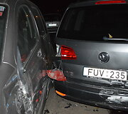Kieme sudaužyti automobiliai