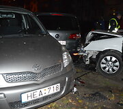 Kieme sudaužyti automobiliai