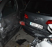 Kieme sudaužyti automobiliai