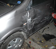 Kieme sudaužyti automobiliai