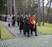 Vainikų padėjimo ceremonija