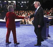 H.Clinton ir D.Trumpo debatai