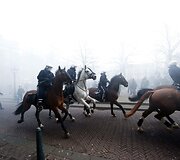 Studentų protestas Hagoje