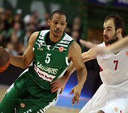 Eurolyga: &bdquo;Žalgirio&ldquo; ir &bdquo;Olympiacos&ldquo; rungtynių akimirkos