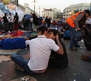 Ispanijos protestuotojai Madrido aik&scaron;tėje