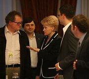 Į Dalios Grybauskaitės &scaron;tabą atvyko ir Leonidas Donskis.