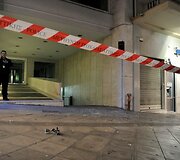 Policija evakavo žmones i&scaron; rajono prie Nežinomo kareivio kapo.