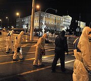 Pareigūnai įvykio vietoje ie&scaron;ko įkalčių.