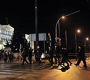 Policija evakavo žmones i&scaron; rajono prie Nežinomo kareivio kapo.