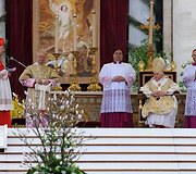 Popiežius Benediktas XVI Vatikane aukojo &scaron;ventines mi&scaron;ias.