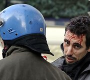 Italijos sostinės centre kilo neramumai.