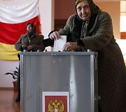 Rinkimų akimirka