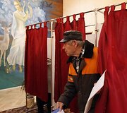 Rinkimų akimirka