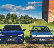 Vitoldas Milius automobiliu &bdquo;Honda Civic&ldquo; važiuoja LDK pėdsakais