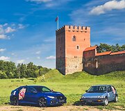 Vitoldas Milius automobiliu &bdquo;Honda Civic&ldquo; važiuoja LDK pėdsakais