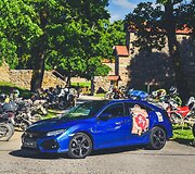 Vitoldas Milius automobiliu &bdquo;Honda Civic&ldquo; važiuoja LDK pėdsakais