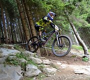 Rokas Sviderskis dviračių &bdquo;downhill&ldquo; varžybose