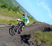 Rokas Sviderskis dviračių &bdquo;downhill&ldquo; varžybose