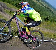 Rokas Sviderskis dviračių &bdquo;downhill&ldquo; varžybose